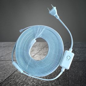 10M RGB LED Strip Lights, 2835 48LEDs M IP67 Waterproof Flexible LED Rope Light, Plug In Button Control Multi Mode Color Changing Light For Home Patio