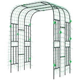 Garden Bed, Galvanized Planter, Tomato Cage (Color: as picture)